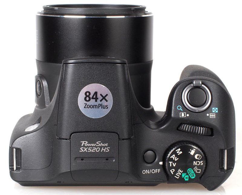 Canon Sx520hs, 16mp, Zoom Optico 42x, Lcd 3'', Is + Cartão Sandisk